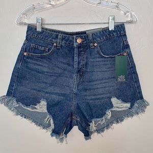 High rise shorts
